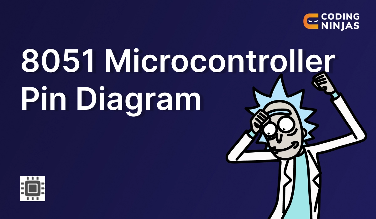 8051 microcontroller pin diagram - Coding Ninjas