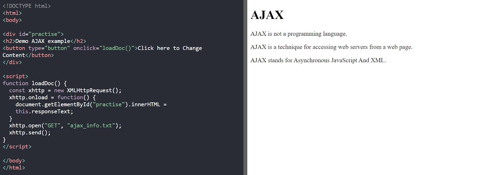 AJAX - Coding Ninjas