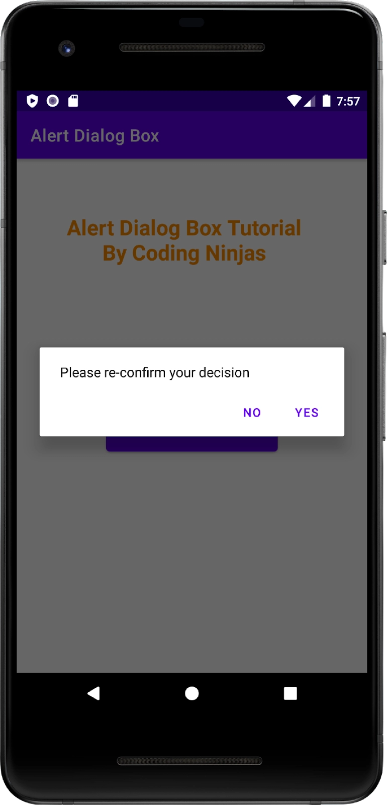 Alert Dialog Box In Android - Coding Ninjas