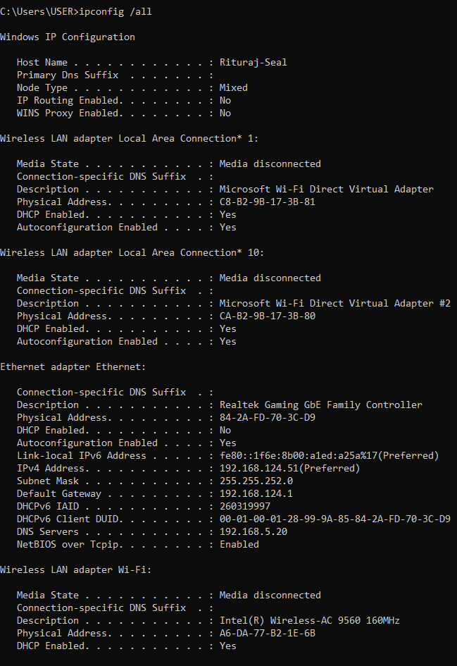 Basic Commands for Networking - Coding Ninjas