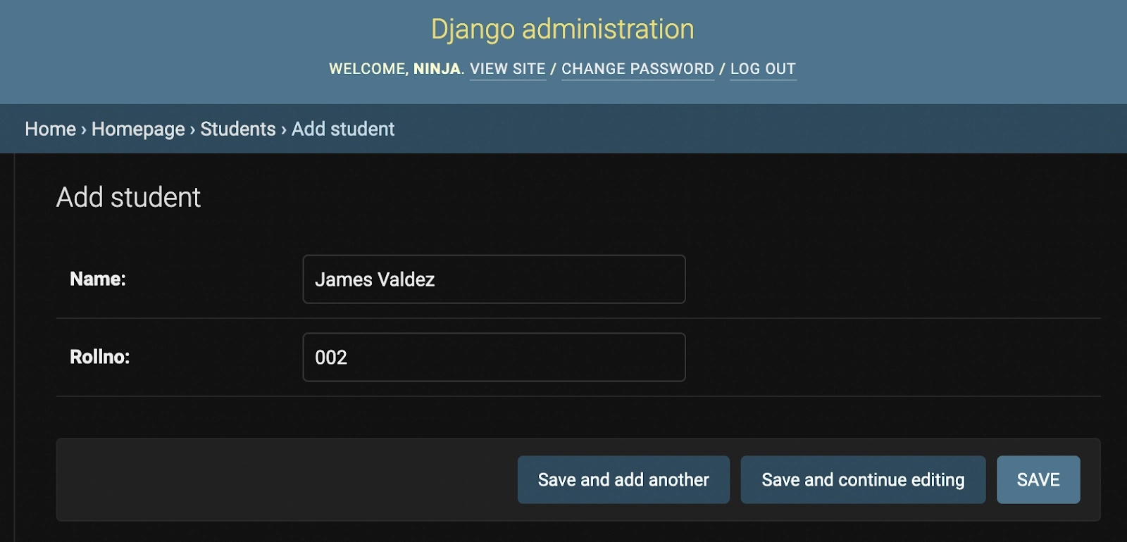 Django Project Using Mvt Coding Ninjas