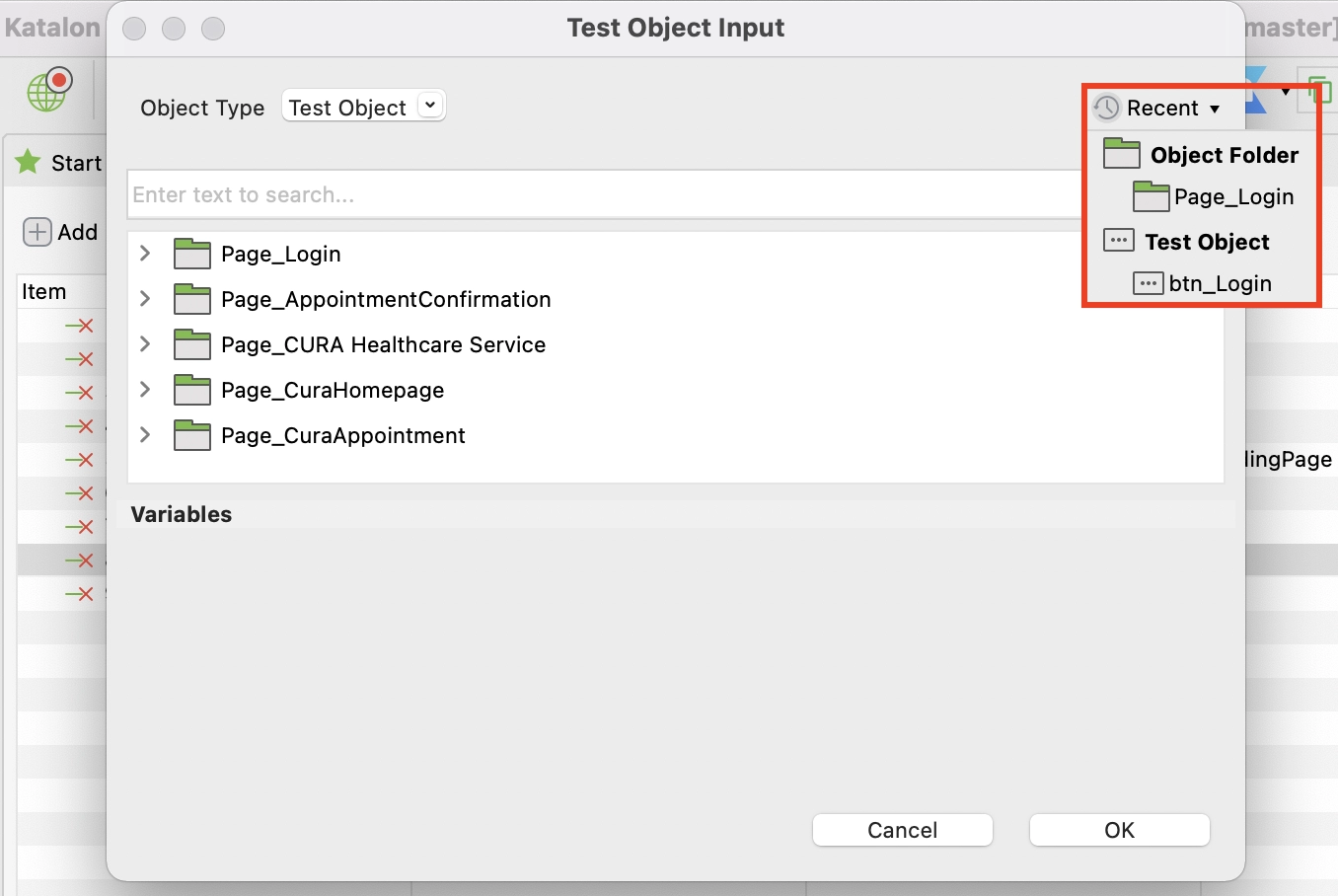 How to add a command to the right-click context menu - Katalon