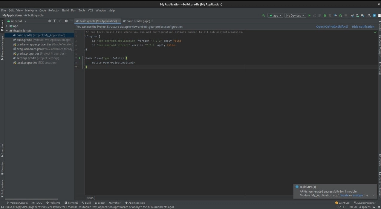 Creating test apk and release apk - Coding Ninjas