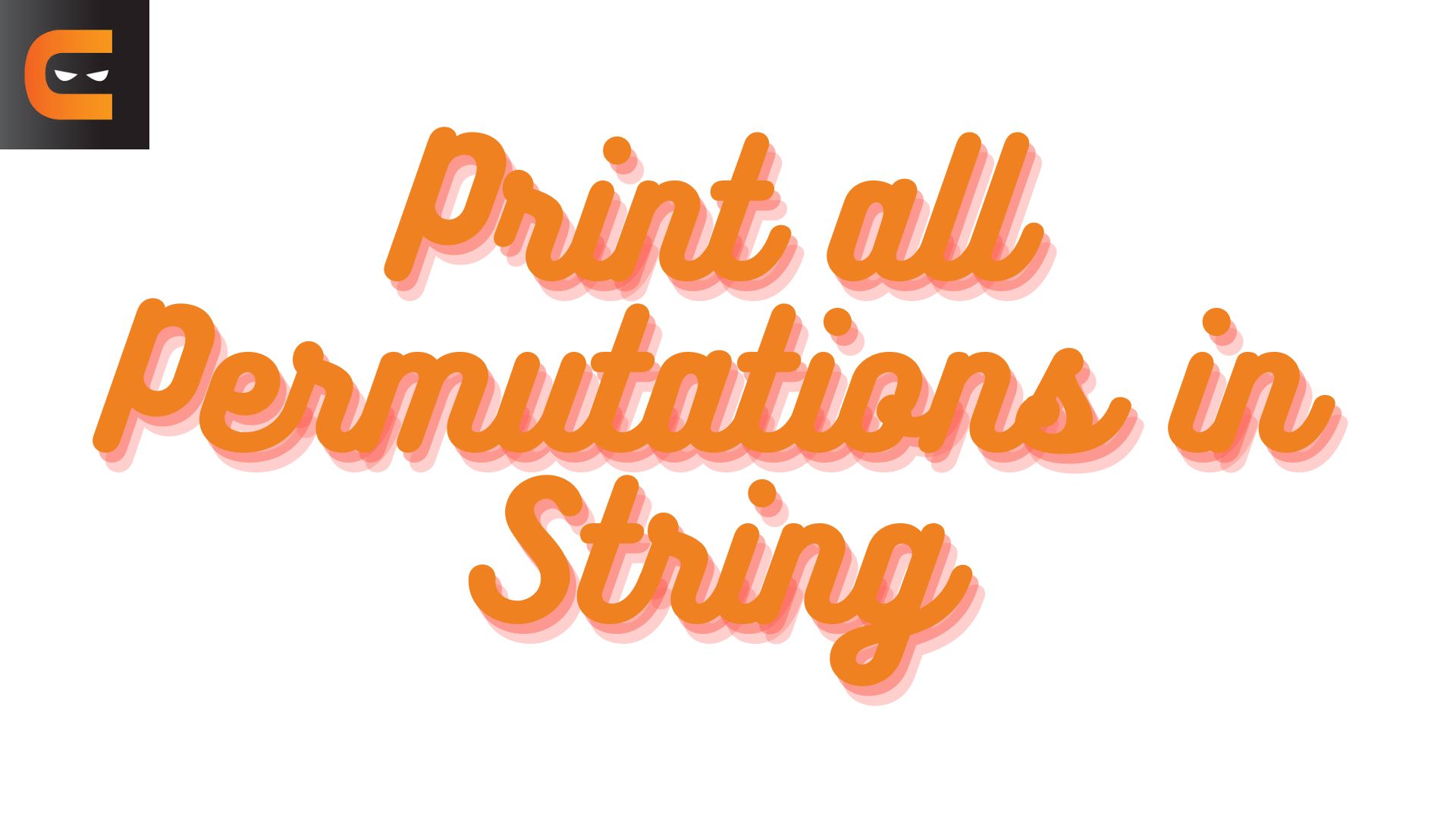 Print all Permutations in String