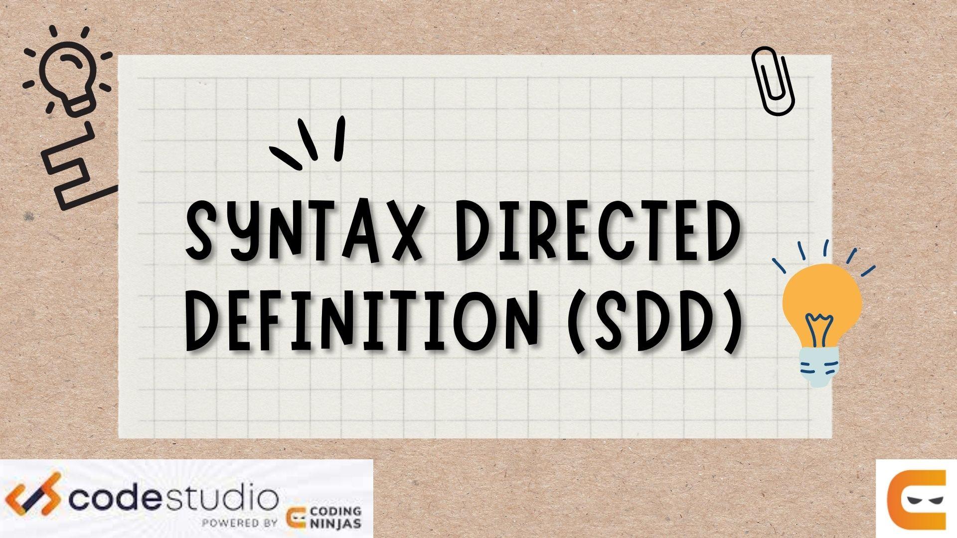 SDD: What is SDD and what is its function?