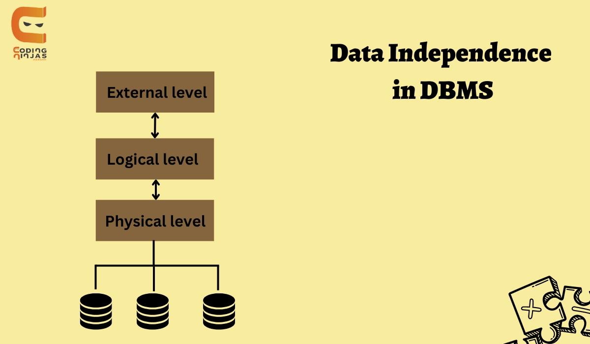 Data Independence In DBMS - Coding Ninjas