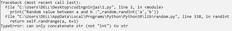 randint() Function in Python - Naukri Code 360