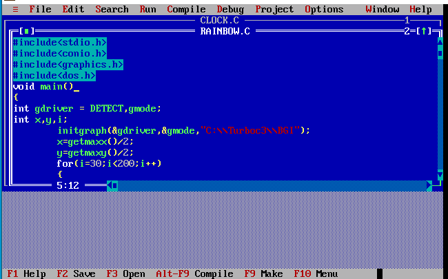 Play Turbo C++ - Naclbox