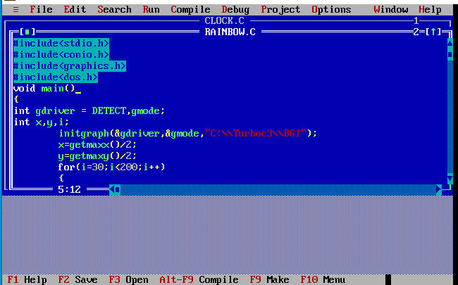 turbo c++