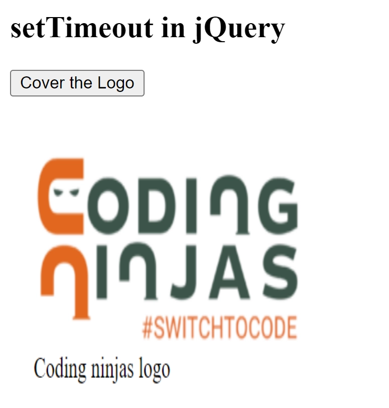 How To Use JQuery SetTimeout? - Coding Ninjas