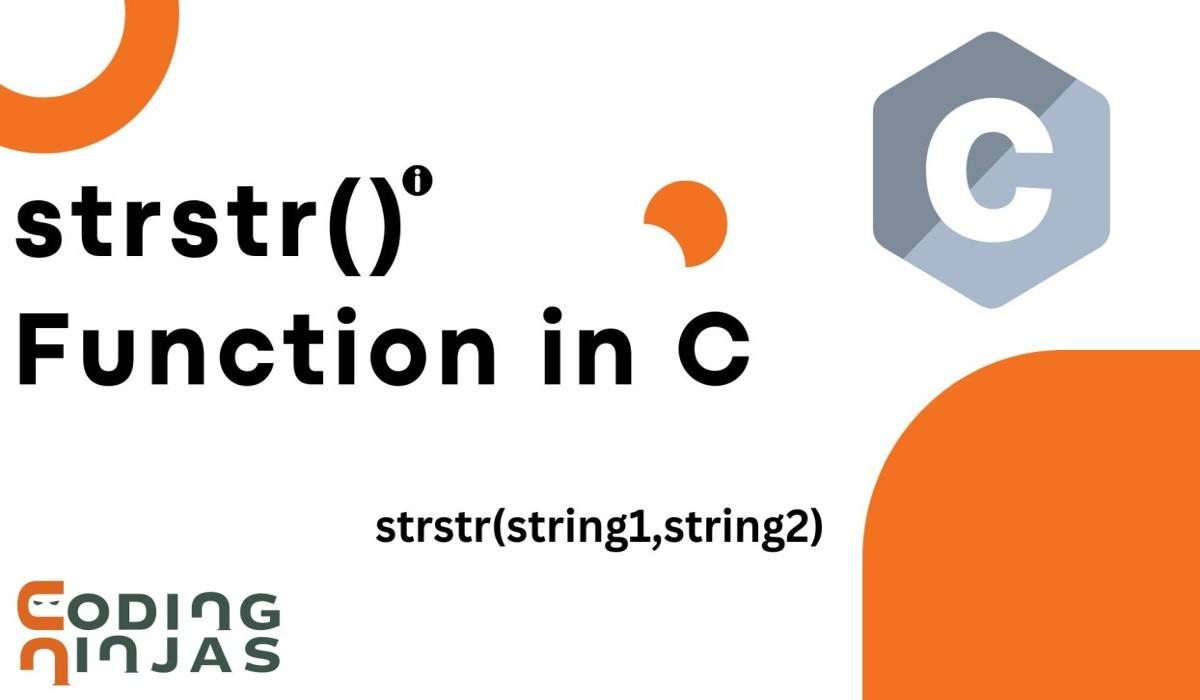 strstr Function in C