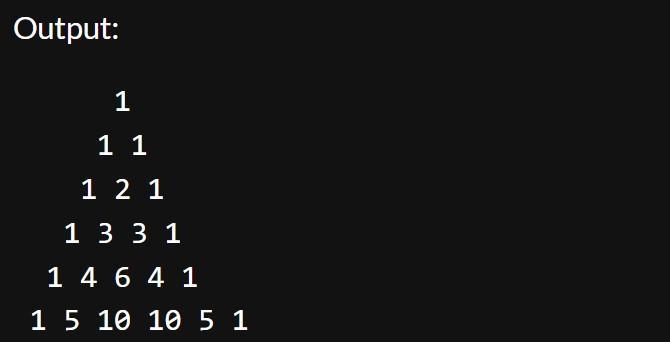 Pattern Programs in Java Language - Naukri Code 360