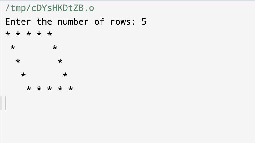 Star Patterns Program in C - Coding Ninjas