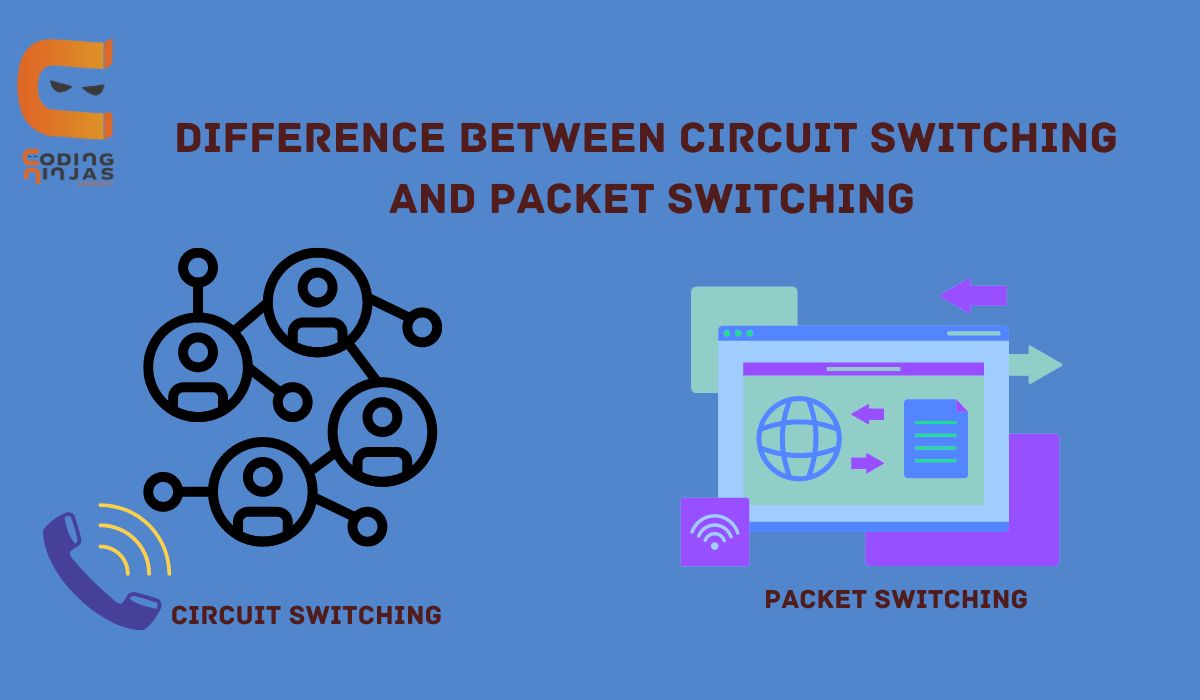 Difference Between Circuit Switching And Packet Switching - Coding Ninjas