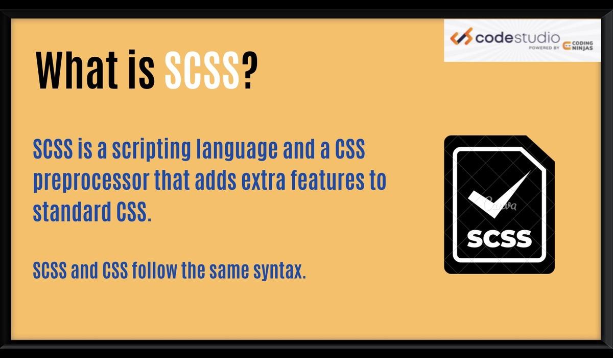 Difference Between CSS And SCSS Coding Ninjas