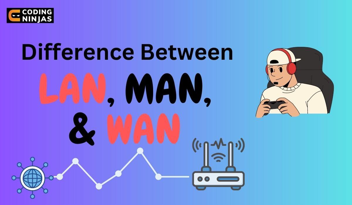 Difference Between LAN, MAN And WAN - Coding Ninjas