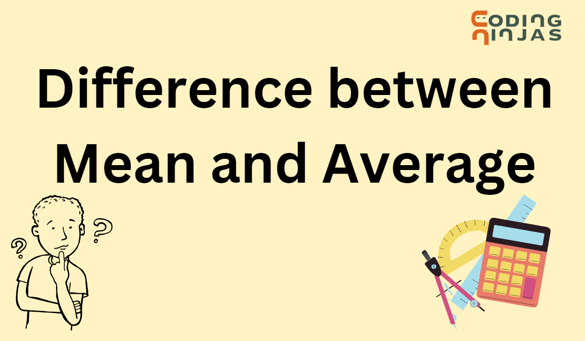 difference between mean and average