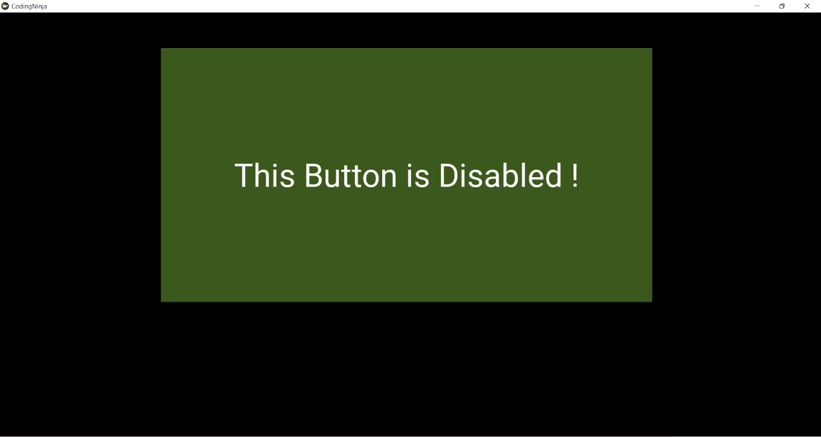 Disable Buttons - Coding Ninjas