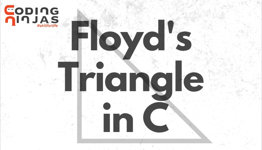 Floyd's triangle in c