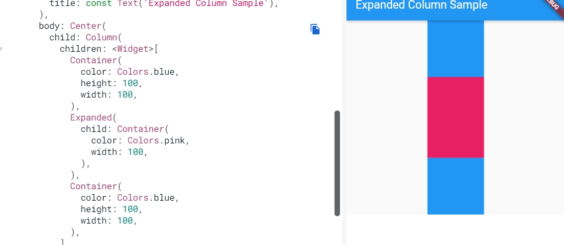 Flutter expanded class - Naukri Code 360