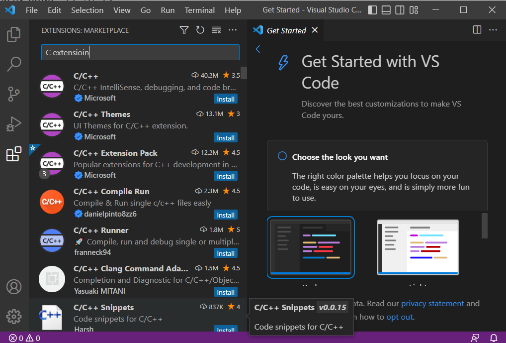 How to run a C program in Visual Studio Code - Coding Ninjas