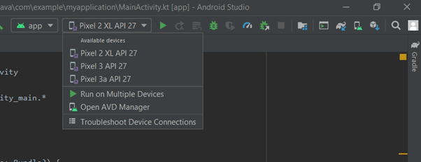 Install the android emulator & Test the App