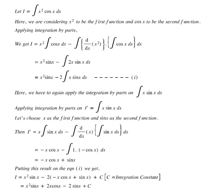 Indefinite Integrals - Naukri Code 360