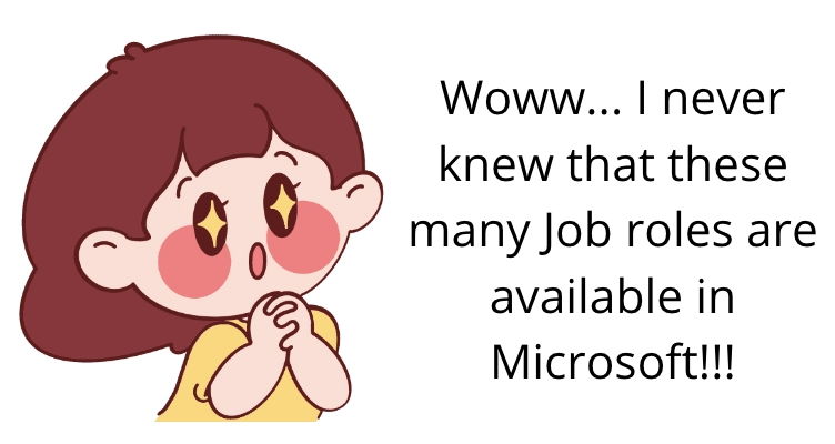 Job roles at Microsoft