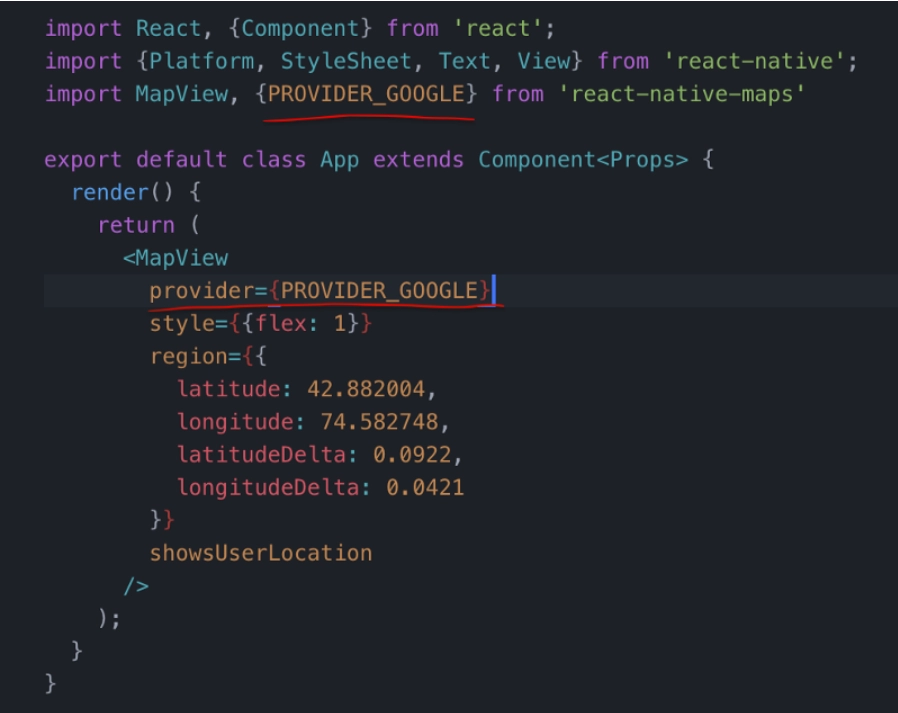 React Native with Google Maps - Naukri Code 360