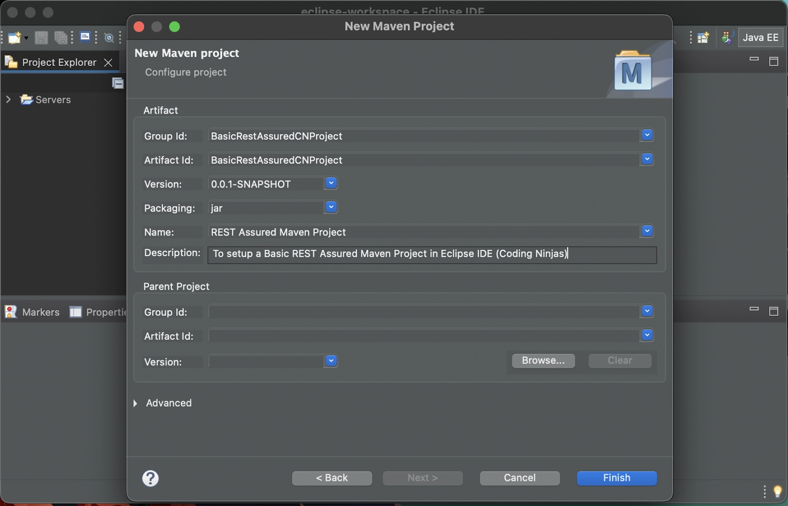 Setup A Basic REST Assured Maven Project In Eclipse IDE - Coding Ninjas