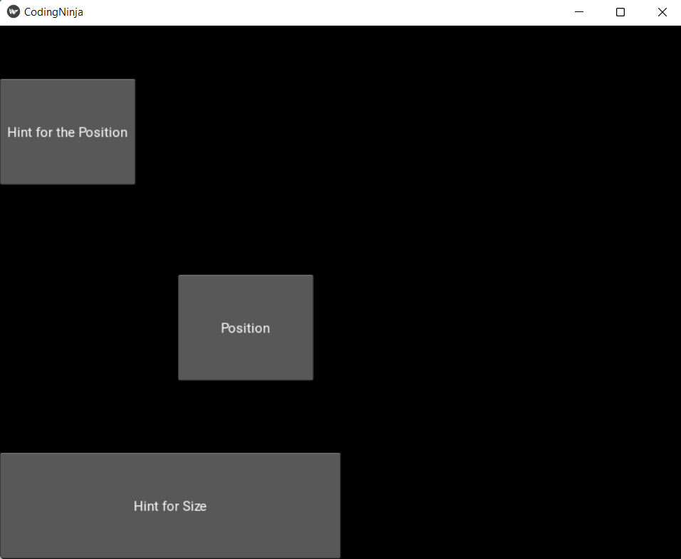 Size and Position of a Button - Naukri Code 360