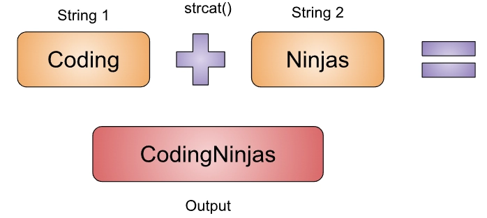 strcat() function example