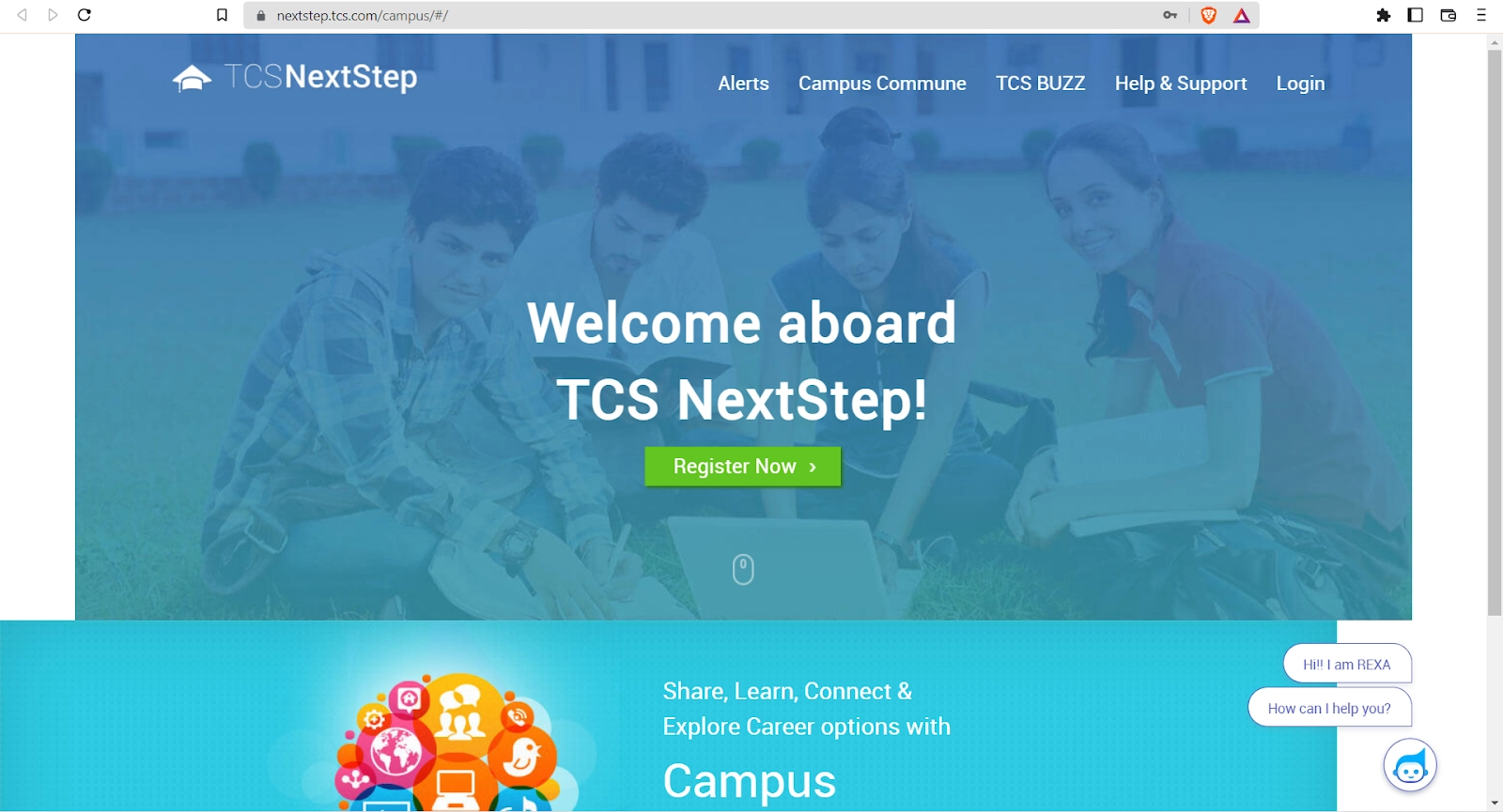 TCS NextStep Registration Coding Ninjas