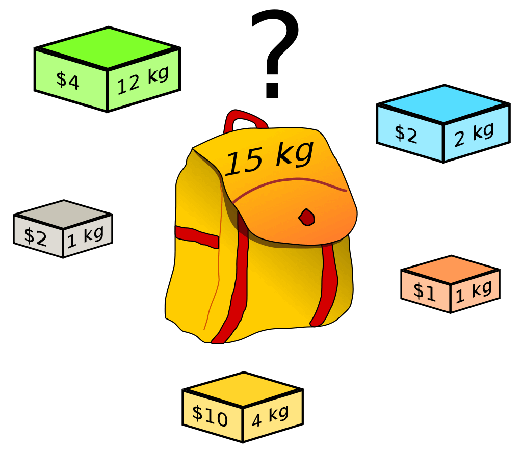 knapsack illustration