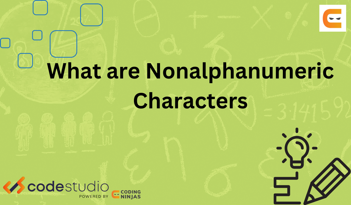 non-alphanumeric-characters-coding-ninjas