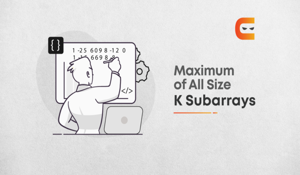 Maximum of All size K Subarrays