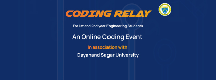 CODING RELAY | Dayanand Sagar University