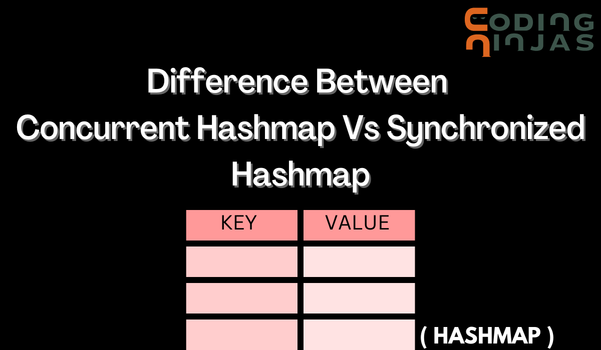 concurrent hashmap vs synchronized hashmap Coding Ninjas