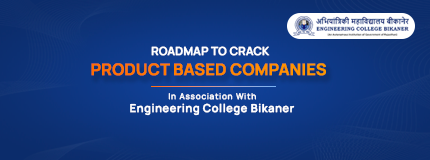 Roadmap to crack Product Based Companies | ECB Bikaner